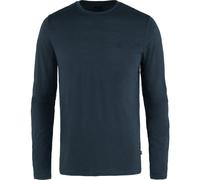 Fjällräven Herren Abisko Wool LS T-Shirt, Dark Navy, L