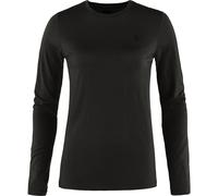 Fjällräven Damen Abisko Wool Longsleeve (Größe XXS, schwarz)