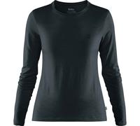 Fjällräven Abisko Wool LS W Damen Longsleeve (Dunkelblau L Größe)