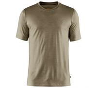 Fjällräven - Abisko Wool S/S - T-Shirt, Gr. S, beige (LightOlive)
