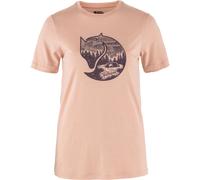 Fjällräven Abiskoool Fox Damen T-Shirts rosa Größe XXS Camping Hautfreundlich Merinowolle