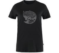 Fjällräven Abiskoool Fox Damen T-Shirts schwarz Größe XXS Camping Hautfreundlich Merinowolle