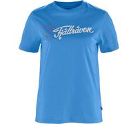Fjällräven Archive Logo Damen T-Shirts blau Größe S Atmungsaktiv