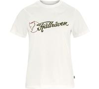 Fjällräven Archive Logo Damen T-Shirts weiss Größe XS Atmungsaktiv