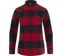 Fjällräven W Canada Shirt Long-Sleeve Red, Größe S - Damen G-1000® Hemd, Farbe Kariert-Rot