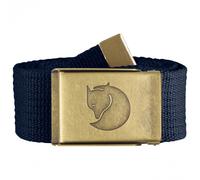 Fjällräven Canvas Brass 4 Cm Gürtel, Blau (Dark Navy 555), 120|#692 (Einheitsgröße)