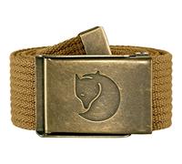 Fjällräven Canvas Brass Belt 4 cm, One size, buckwheat brown
