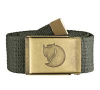 Fjällräven Canvas Brass Belt Messing Gürtel 4 cm Mountain Grey