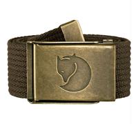 Fjällräven Canvas Brass Belt Messing Gürtel 4 cm Dark Olive