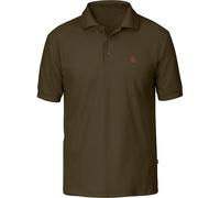 Fjällräven Crowley Piqué Shirt Herren Poloshirt dark olive Größe XL Farbgruppe olive olive Herren 100% Polyester
