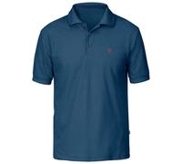 Fjällräven Crowley piqué Herren T-Shirt (Blau S Größe)