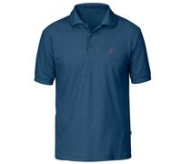 Fjällräven Crowley Piqué Shirt Herren Poloshirt uncle blue Größe M Farbgruppe blau blau Herren 100% Polyester | Enthält nichttextile Teile tierischen Ursprungs
