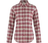 Fjällräven Övik Flannel Damen Langarmhemd violett/grau - M