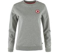 Fjällräven Pullover 1960 Logo Badge Sweater W für Frauen 020-999 - Grey-Melange XS