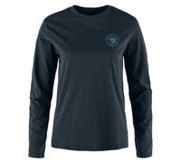Fjällräven - Women's 1960 Logo T-Shirt L/S - Longsleeve, Gr. M, blau (DarkNavy)
