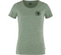 Fjällräven Damen 1960 Logo T-Shirt, Patina Green/Melange, M