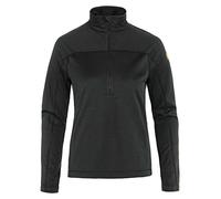 Fjällräven Abisko Lite Fleece Half Zip Women Black (M)