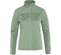 Fjällräven Damen Abisko Lite Fleece Half Zip Pullover (Größe L, gruen)