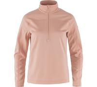 Fjällräven Damen Abisko Lite Fleece Half Zip Sweatshirt, Chalk Rose, L