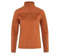 Fjällräven Damen Abisko Lite Fleece Half Zip Sweatshirt, Terracotta Brown, XS