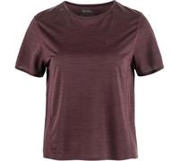 Fjällräven Damen Abisko Lite SS T-Shirt, Black, XXS