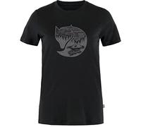 Fjällräven Damen Merinoshirt Abisko Wool Fox S/S – Schwarz/Iron Grey, Gr. S