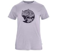 Fjällräven - Women's Abisko Wool Fox S/S - Merinoshirt, Gr. XL, lila (LavenderMist/DarkNavy)