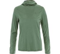 Fjällräven Damen Abisko Wool Hoodie, Patina Green, XXS