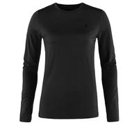 Fjällräven Damen Abisko Wool Langarm-Shirt, Black, XXS