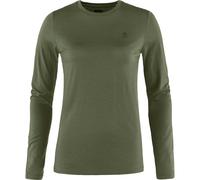 Fjällräven - Women's Abisko Wool L/S - Merinolongsleeve, Gr. XS, oliv (LaurelGreen)