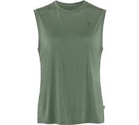 Fjällräven Damen Abisko Wool Tank Top, Patina Green, XXS