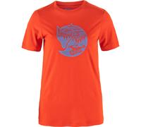 Fjällräven - Women's Abisko Wool Fox S/S - Merinoshirt, Gr. S, rot (FlameOrange/Ultramarine)