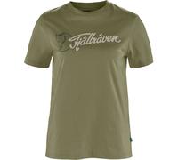 Fjällräven Damen Archive Logo T-Shirt, Green, S