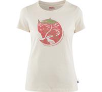 Fjällräven Damen Arctic Fox Print T-Shirt (Größe L, weiss)