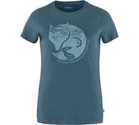 Fjällräven Damen Arctic Fox Print W T-Shirt, Indigoblau, M EU