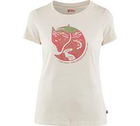 Fjällräven Damen Arctic Fox Print W T-Shirt, Kreideweiß, L EU