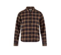 FJÄLLRÄVEN Damen Bluse Oevik Boxy Flannel braun | S
