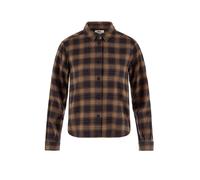 FJÄLLRÄVEN Damen Bluse Oevik Boxy Flannel braun | XS