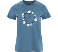 Fjällräven Damen Fjällblomster Fox T-shirt Dawn Blue, XL