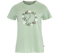 Fjällräven Damen Fjällblomster Fox T-Shirt, Soft Jade, XL