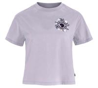 Fjällräven Damen T-Shirt Fjällblomster Logo – 100% Baumwolle – lila (Lavender Mist) XS