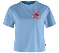 Fjällräven Women's Fjällblomster Logo T-Shirt Ultramarine L