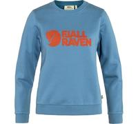 Fjällräven Damen Fjällräven Logo Sweatshirt, Dawn Blue/Terracotta Brown, M
