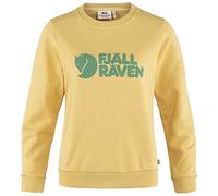 Fjällräven Damen Fjällräven Logo Sweatshirt, Mais Yellow, XL