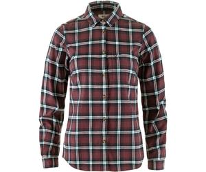 Fjällräven Damen Flanellbluse Övik Port/Breeze Blue (Größe: XL) 46/48 rot