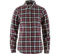 Fjällräven Damen Flanellbluse Övik Port/Breeze Blue (Größe: XL) 46/48 rot