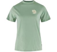 Fjällräven Damen T-Shirt Fox Boxy Logo Tee – grün/türkis (Misty Green) XL
