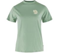 Fjällräven Damen T-Shirt Fjällräven Övik Fox Boxy Logo Tee W Misty Green M
