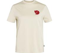 Fjällräven Damen Fox Boxy Logo T-Shirt, Chalk White, M