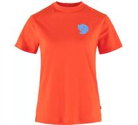 Fjällräven - Women's Fox Boxy Logo Tee - T-Shirt, Gr. XS, rot (FlameOrange)
